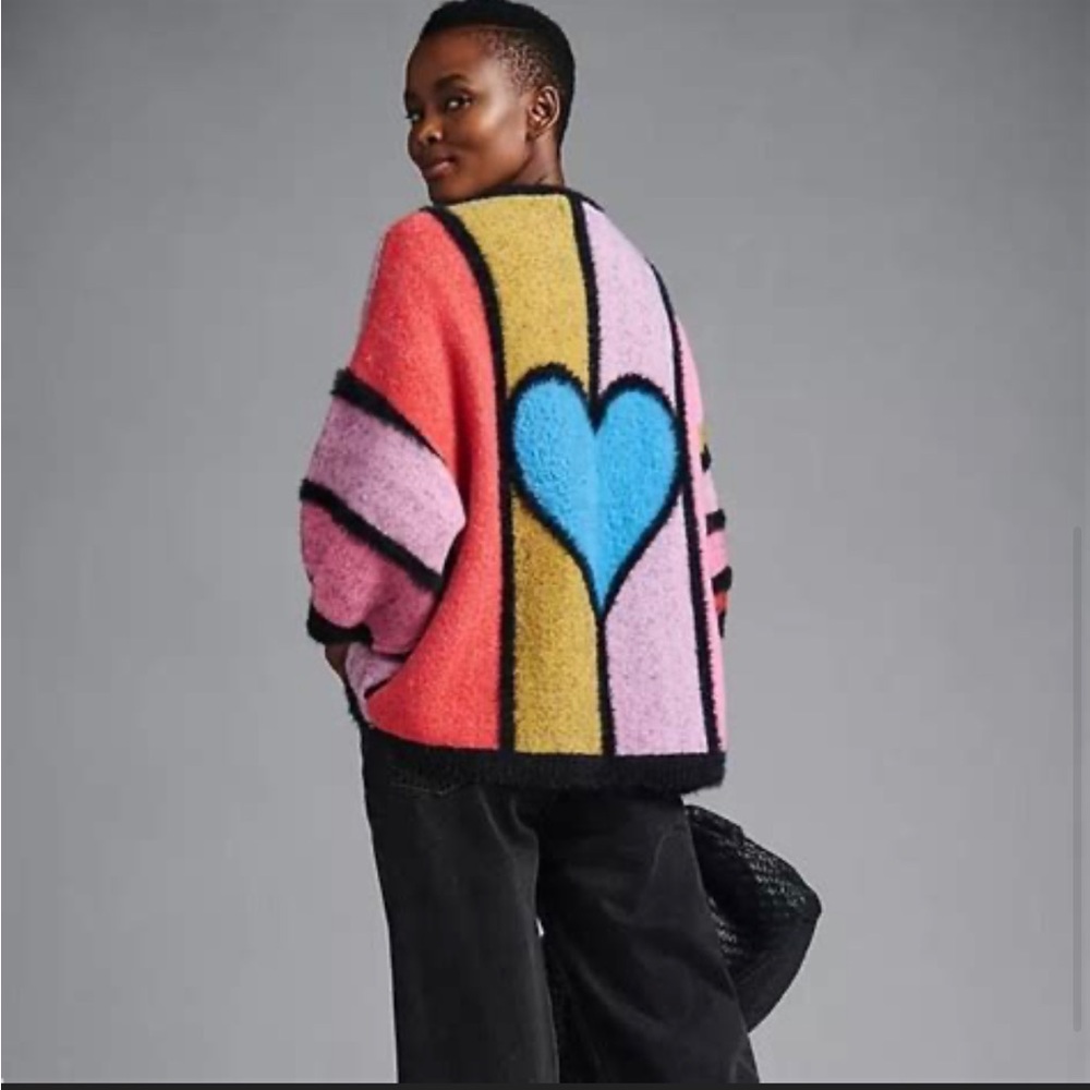 Bel Kazan Anthropologie Open Sweater Cardigan